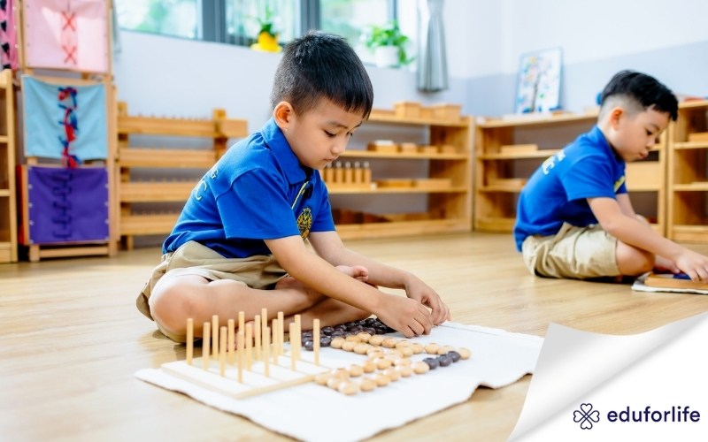 Montessori là phương pháp giáo dục sớm cho trẻ từ 0 đến 6 tuổi