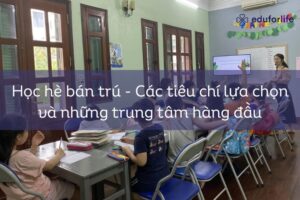 Học hè bán trú – Các tiêu chí lựa chọn và những trung tâm hàng đầu