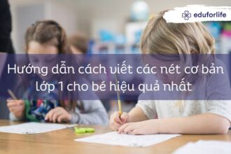 Hướng dẫn cách viết các nét cơ bản lớp 1 cho bé hiệu quả nhất