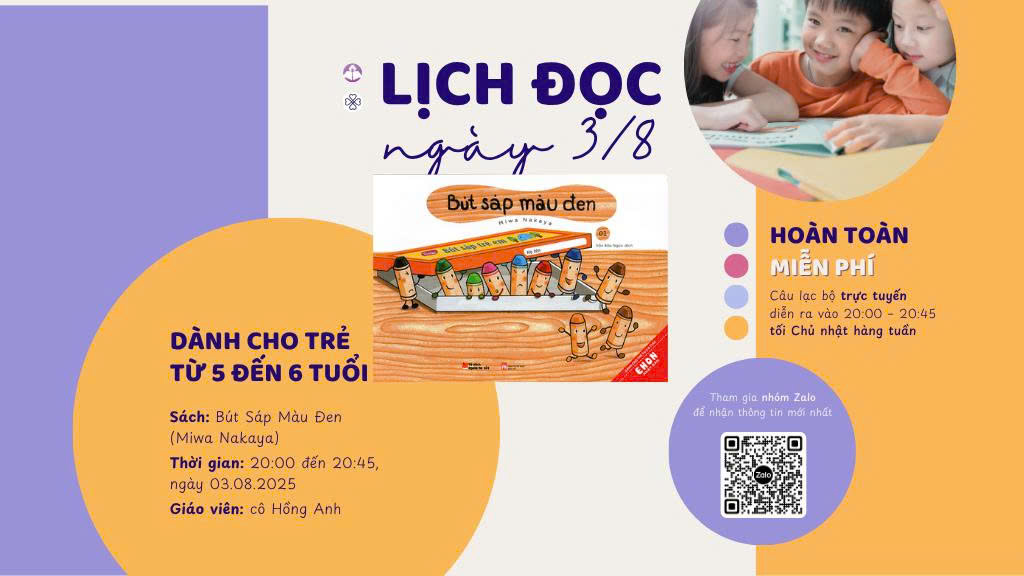 Bút sáp màu đen: Khi khác biệt cũng có thể tạo nên điều đẹp đẽ | ĐỌC SÁCH CÙNG CON – TUẦN 17