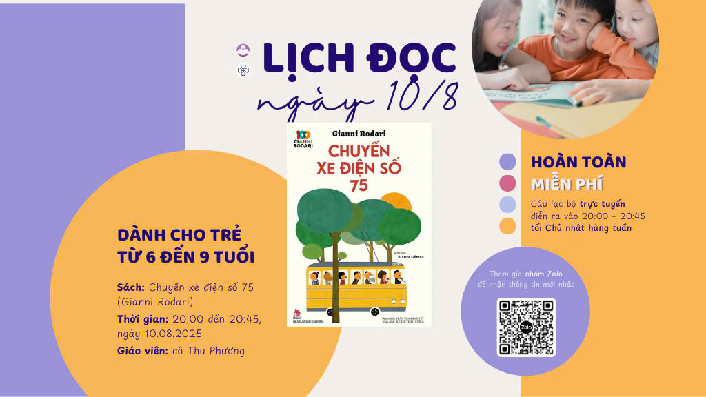 “Chuyến xe điện số 75” – Khi chậm lại để sống trọn từng khoảnh khắc | ĐỌC SÁCH CÙNG CON TUẦN 18