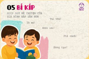 HƯỚNG DẪN “NHẬP MÔN” ĐỌC SÁCH CHO TRẺ – Bí kíp giúp giờ kể chuyện trong gia đình trở nên hấp dẫn hơn!