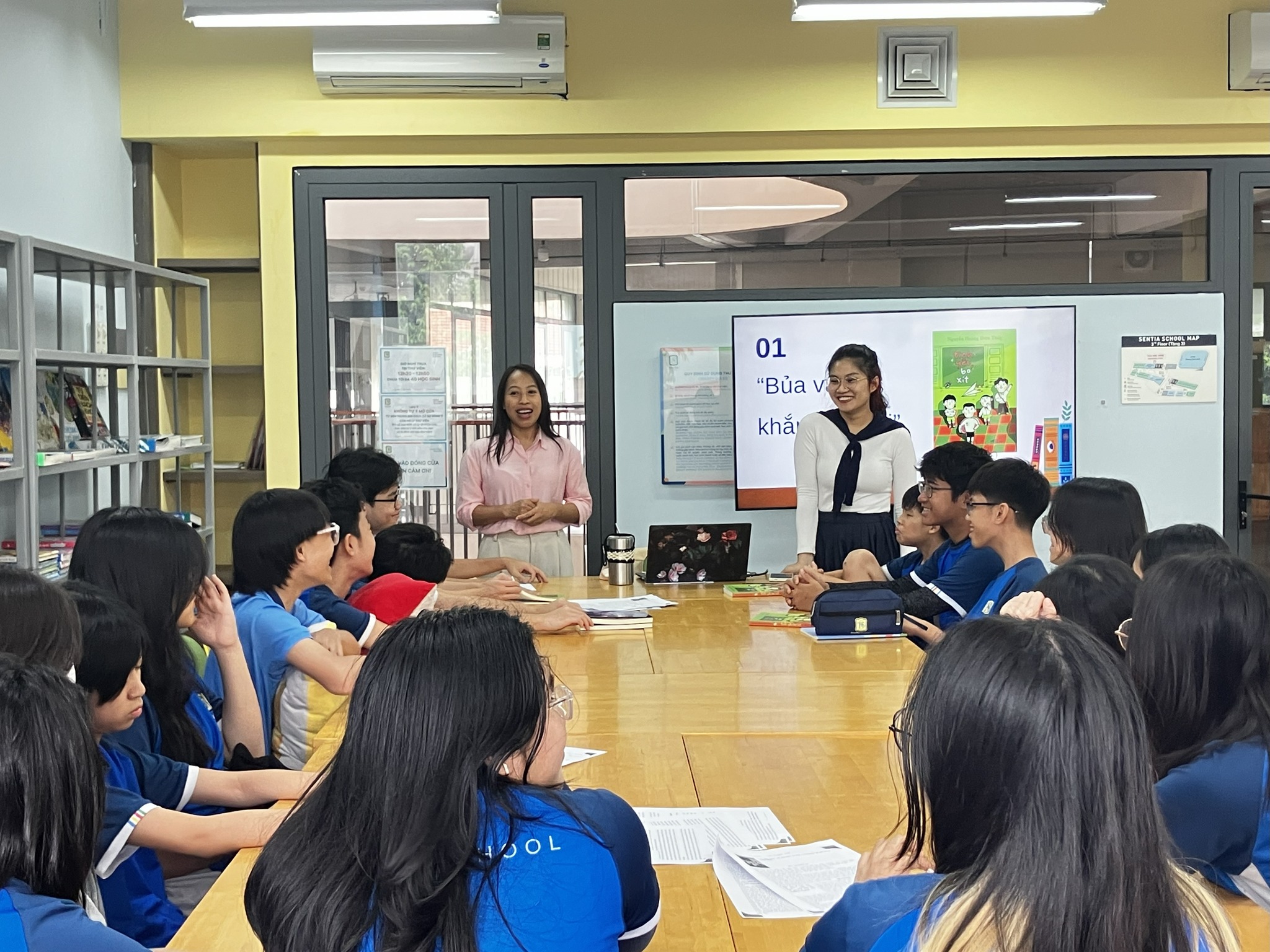 Một giờ học đáng nhớ tại Trường SENTIA: Gặp gỡ nhà văn Nguyễn Hoàng Diệu Thủy