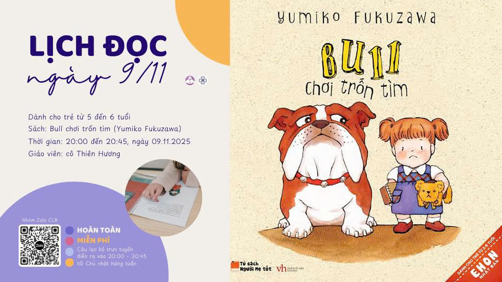 Bull Chơi Trốn Tìm | Đọc sách cùng con – Tuần 30