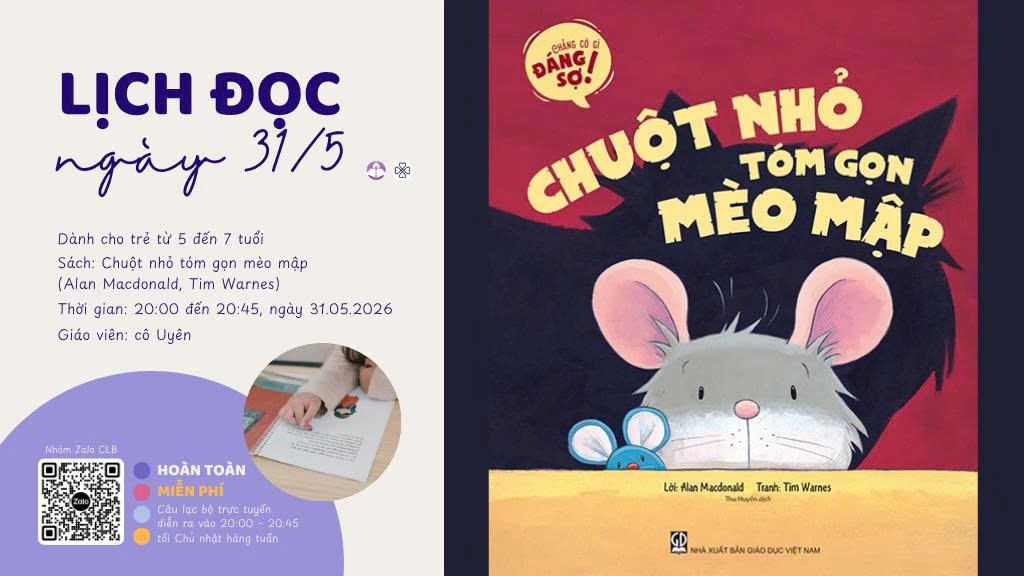 Chuột nhỏ tóm gọn mèo mập | Cả nhà cùng đọc – Tuần 52