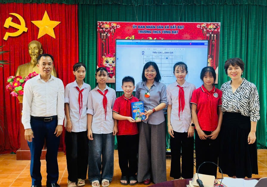 Phát triển văn hóa đọc từ thư viện trường học: Chương trình tập huấn tại THCS Tòng Bạt